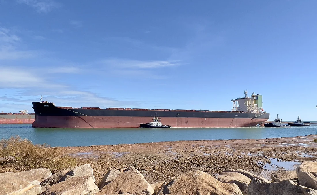 Commercial dry-bulk port and materials handling infrastructure