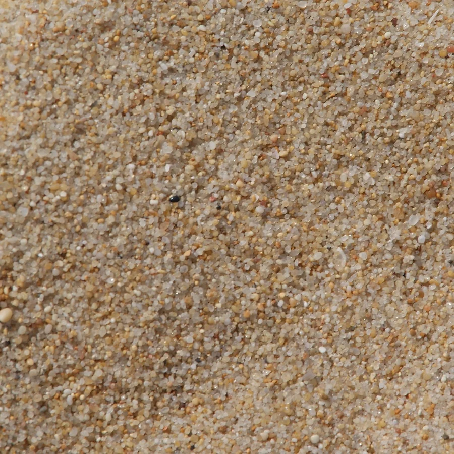 Silica sand material